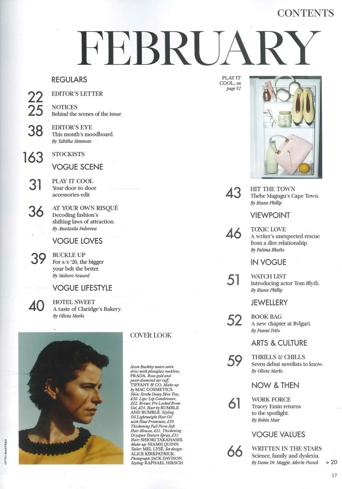 Vogue Magazine: Jessie Buckley, Tom Blyth, Monica Barbaro, L. Manville, Feb 2026 - image 3 | Free standard UK delivery included | Discount Quality Products