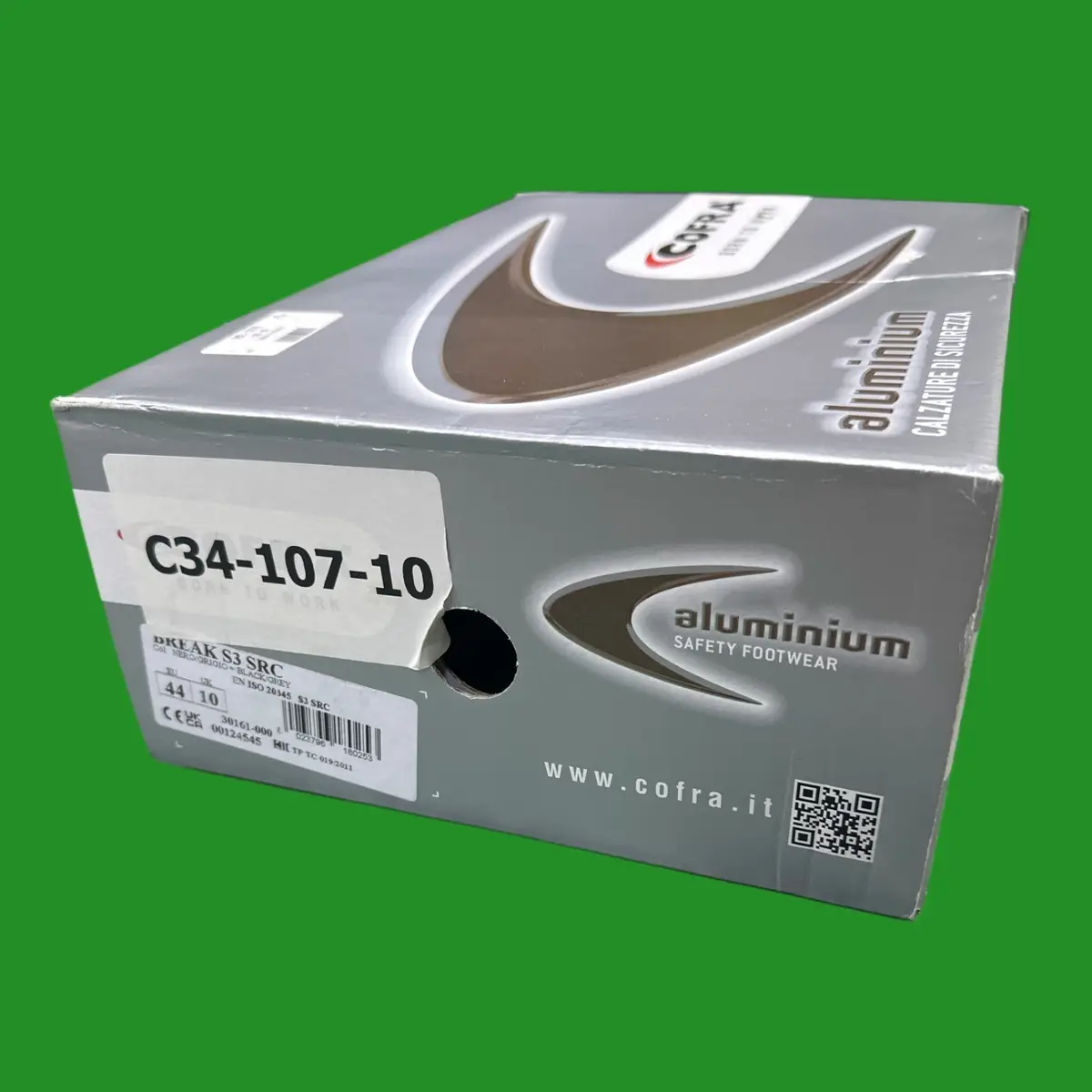 Cofra Break S3 SRC Aluminium Toe Cap Safety Work Shoe Trainers UK 10 30161-000 - image 3 | Free standard UK delivery included | Discount Quality Products