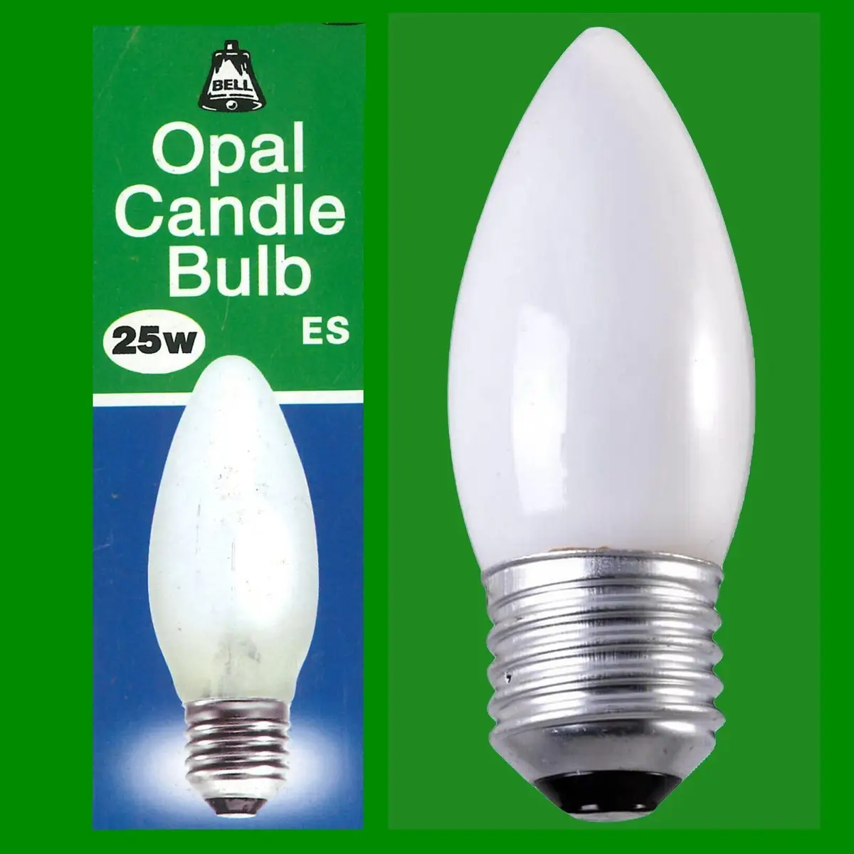 10x 25W BELL Opal Dimmable Candle Light Bulbs Incandescent ES E27 Edison Screw