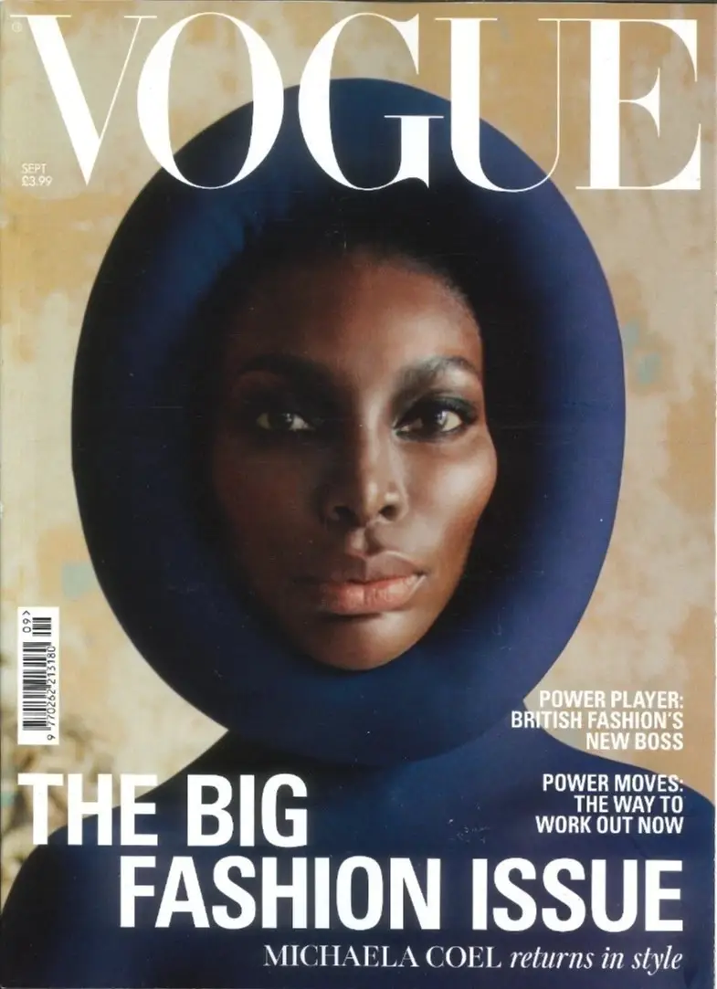 Vogue Magazine: Michaela Coel, The Big Fashion Issue, Alicia Vikander, Sept 2025 - Free standard UK delivery included | Discount Quality Products
