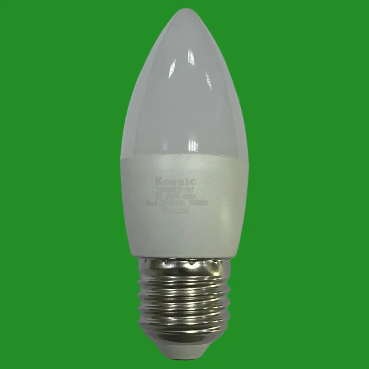 2x 5W (=39W) Kosnic LED Candle Light Bulbs ES E27 Edison Screw 2700K Warm White - image 2 | Free standard UK delivery included | Discount Quality Products