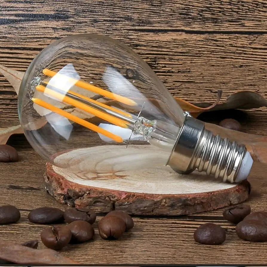 5x 4W (=40W) Clear LED Filament Golf SES E14 Small Edison Screw Light Bulb - image 2 | Free standard UK delivery included | Discount Quality Products