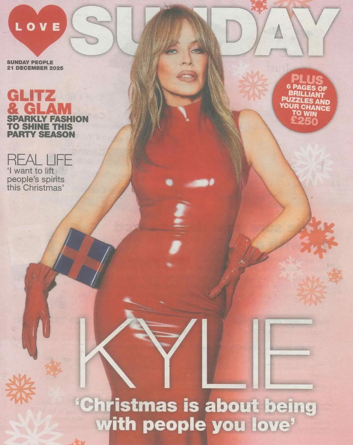 Love Sunday Magazine Kylie Minogue's Festive Album, Christmas, Fashion, 21.12.25