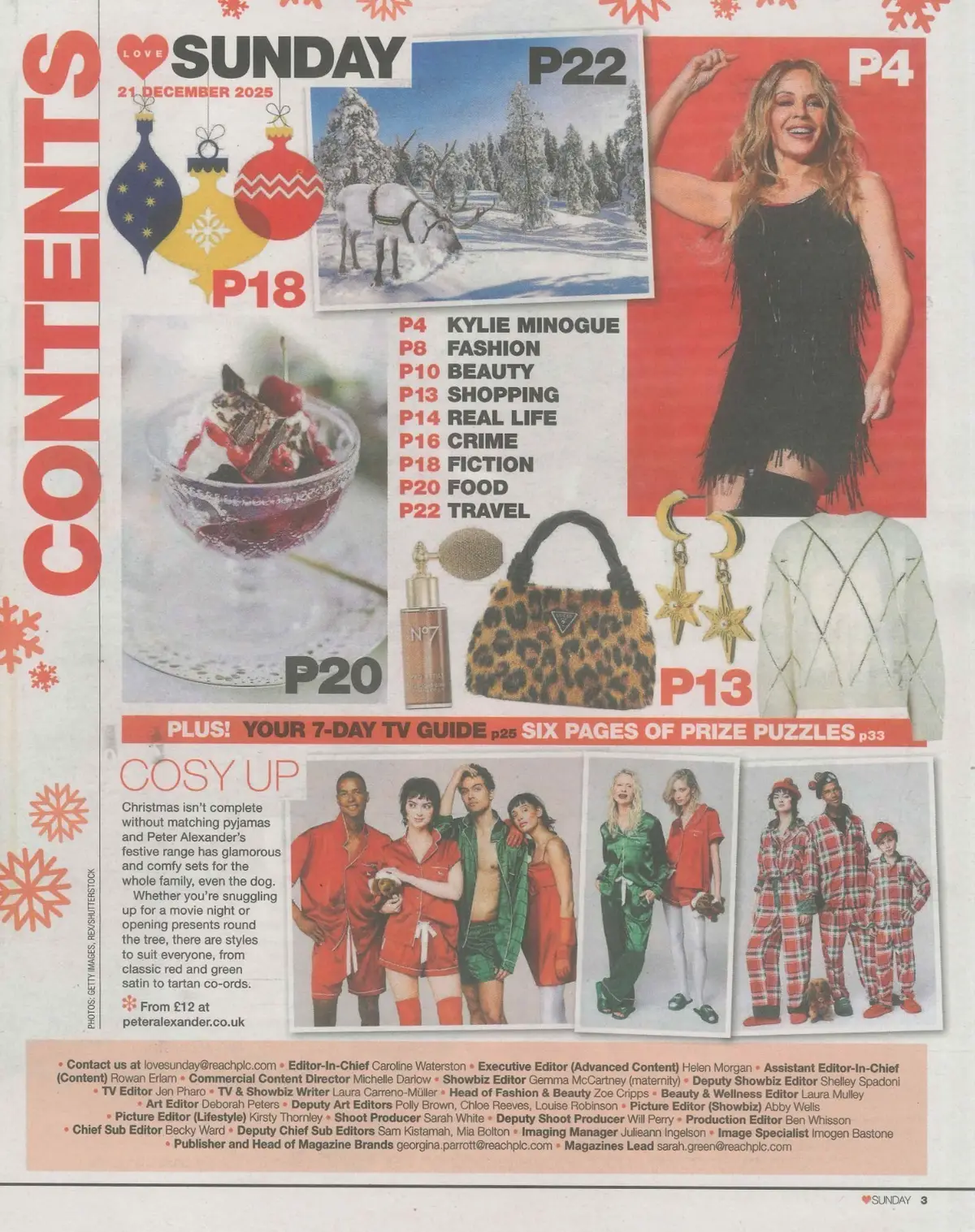 Love Sunday Magazine Kylie Minogue's Festive Album, Christmas, Fashion, 21.12.25 - image 3 | Free standard UK delivery included | Discount Quality Products