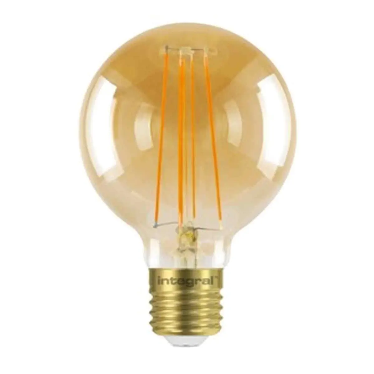 5W Integral Dimmable G80 LED Filament 1800K ES E27 Ultra Warm White Light Bulb