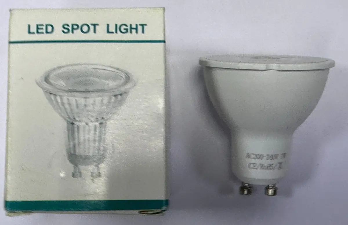 7W (=50W) GU10 LED Spotlight, Instant on, 38 Degree, 3000K Light Bulb Lamp