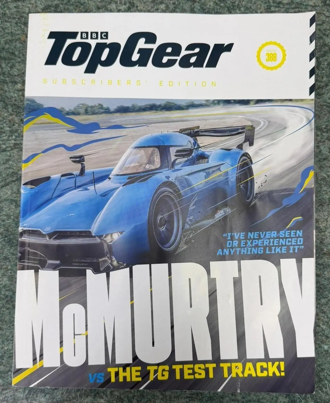 BBC Top Gear Magazine #388, McMurtry, Maserati, Lambo, Oct 2024 (Creases/Tears)