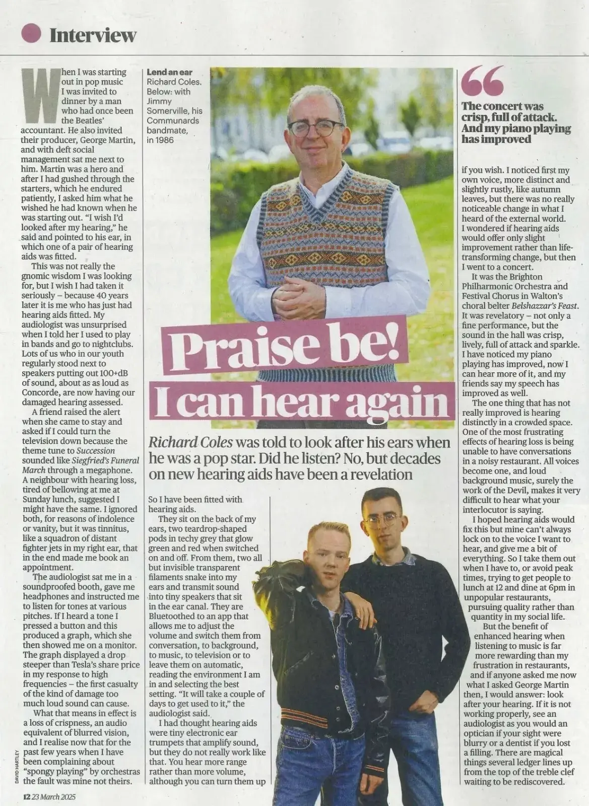 Sunday Times Culture Magazine: Jimmy Carr, Roisin Conaty, Lou Sanders, 23.3.25 - image 3 | Free standard UK delivery included | Discount Quality Products