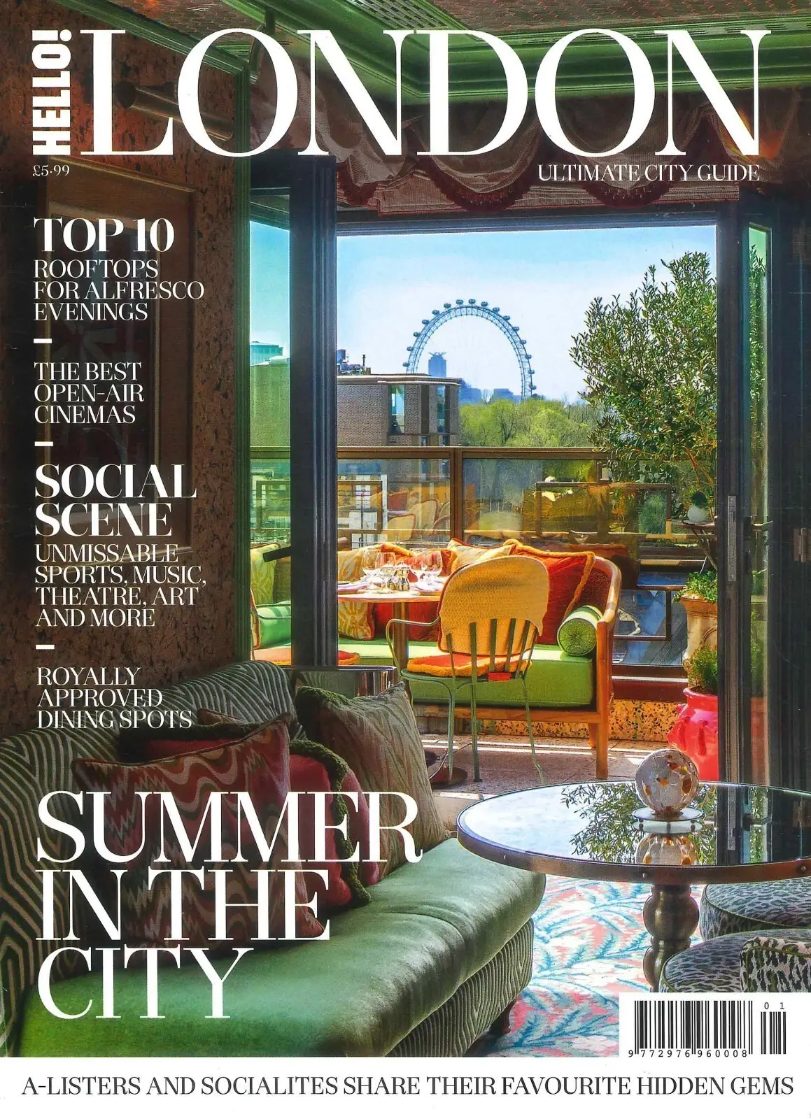 HELLO! Magazine: London Ultimate City Guide, A-listers, Wembley, O2 Arena, 2025
