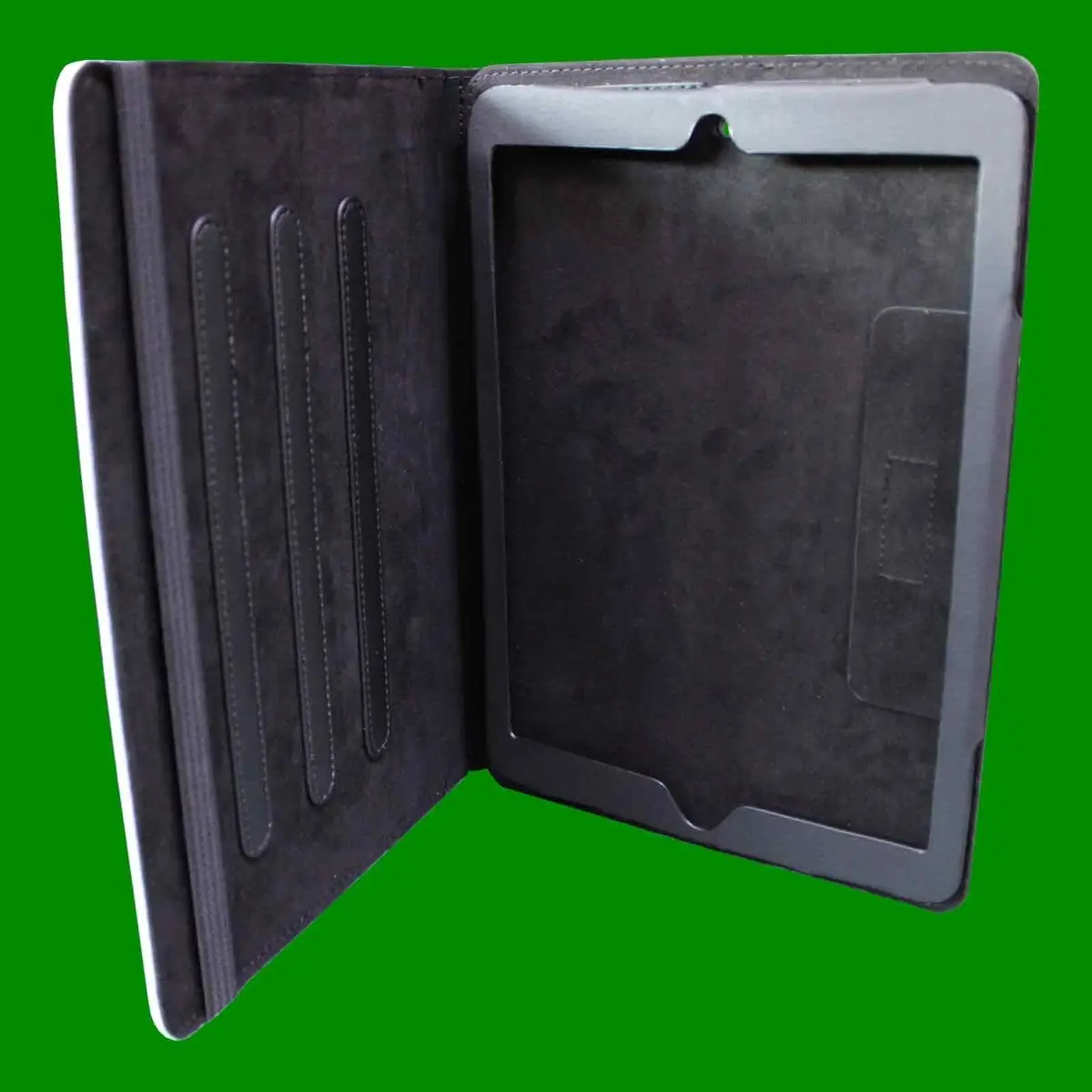 1x Black/White Sublimation PU Leather Flip Stand Case for Apple iPad 5, 10x7.3" - image 7 | Free standard UK delivery included | Discount Quality Products