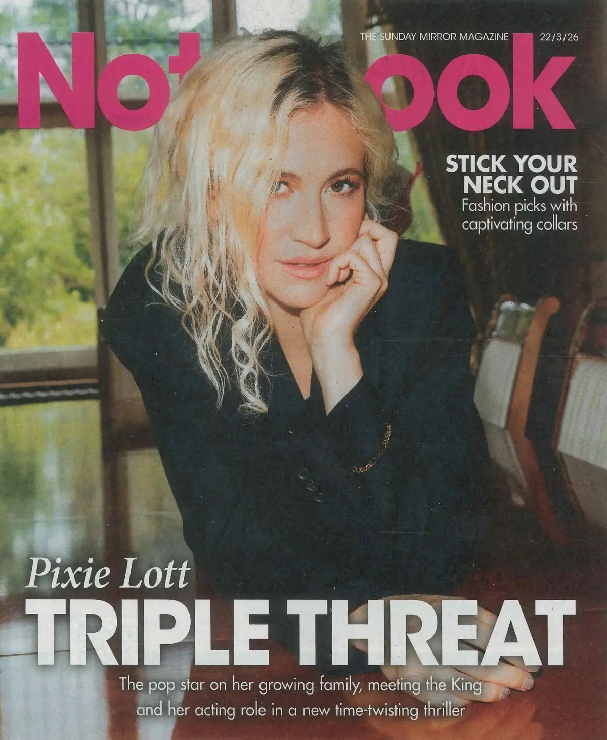 Sunday Mirror Notebook Magazine: Pixie Lott, Jodie Kidd, Fashion, Style, 22.3.26 - Free standard UK delivery included | Discount Quality Products