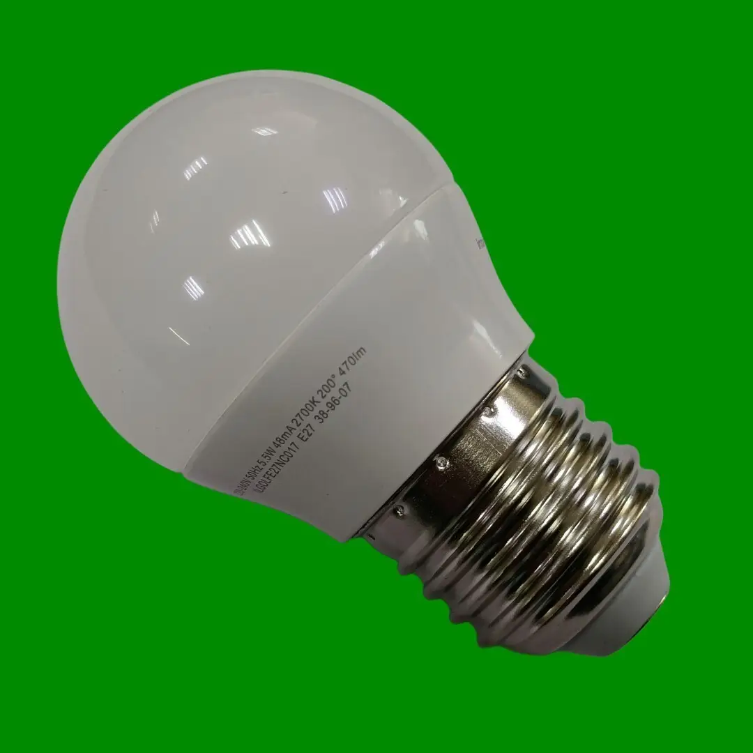 5.5W (=40W) Integral LED Golf G45 Round 2700K Warm White Light Bulb, ES E27 Lamp - image 3 | Free standard UK delivery included | Discount Quality Products
