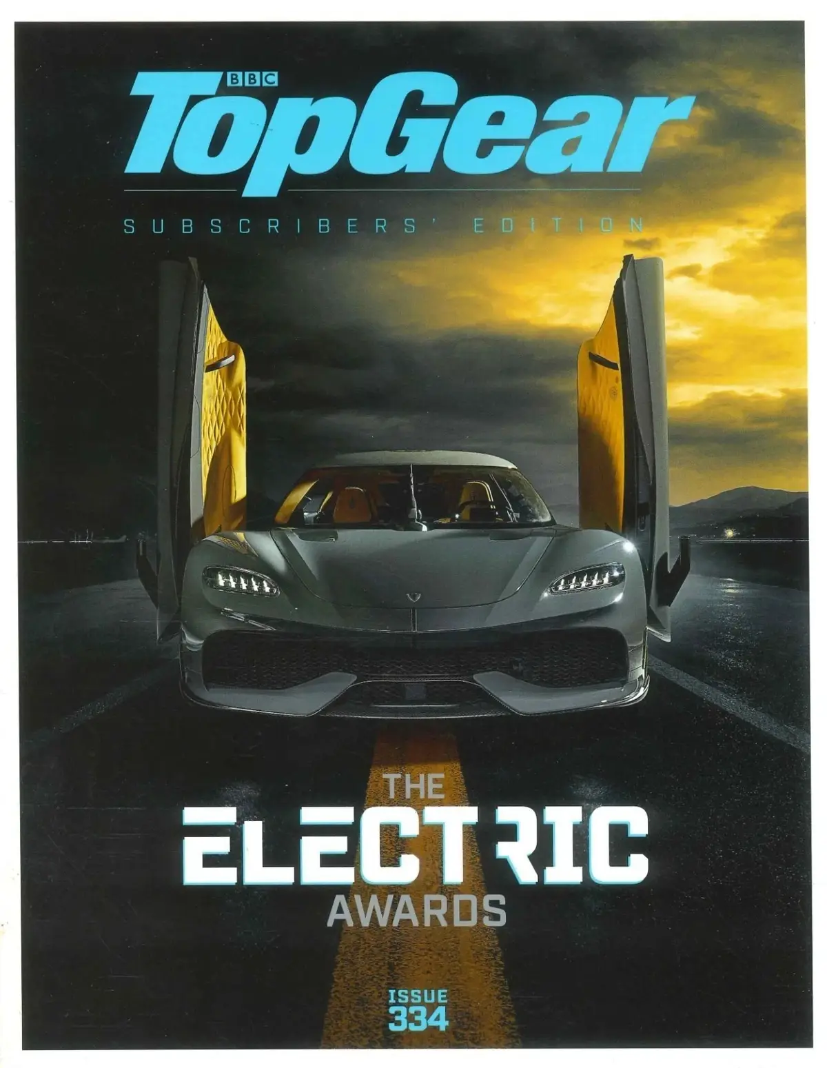 BBC Top Gear Magazine: Issue 334, Electric Awards, Koenigsegg Gemera, May 2020
