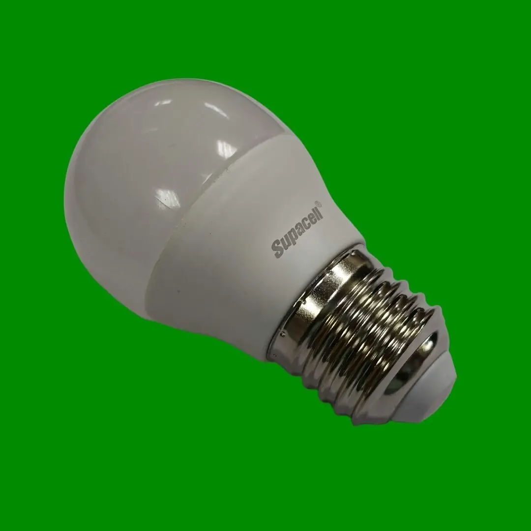 5W (=40W) Supacell LED Golf G45 Round 2700K Warm White Light Bulb, ES, E27 Lamp - image 3 | Free standard UK delivery included | Discount Quality Products