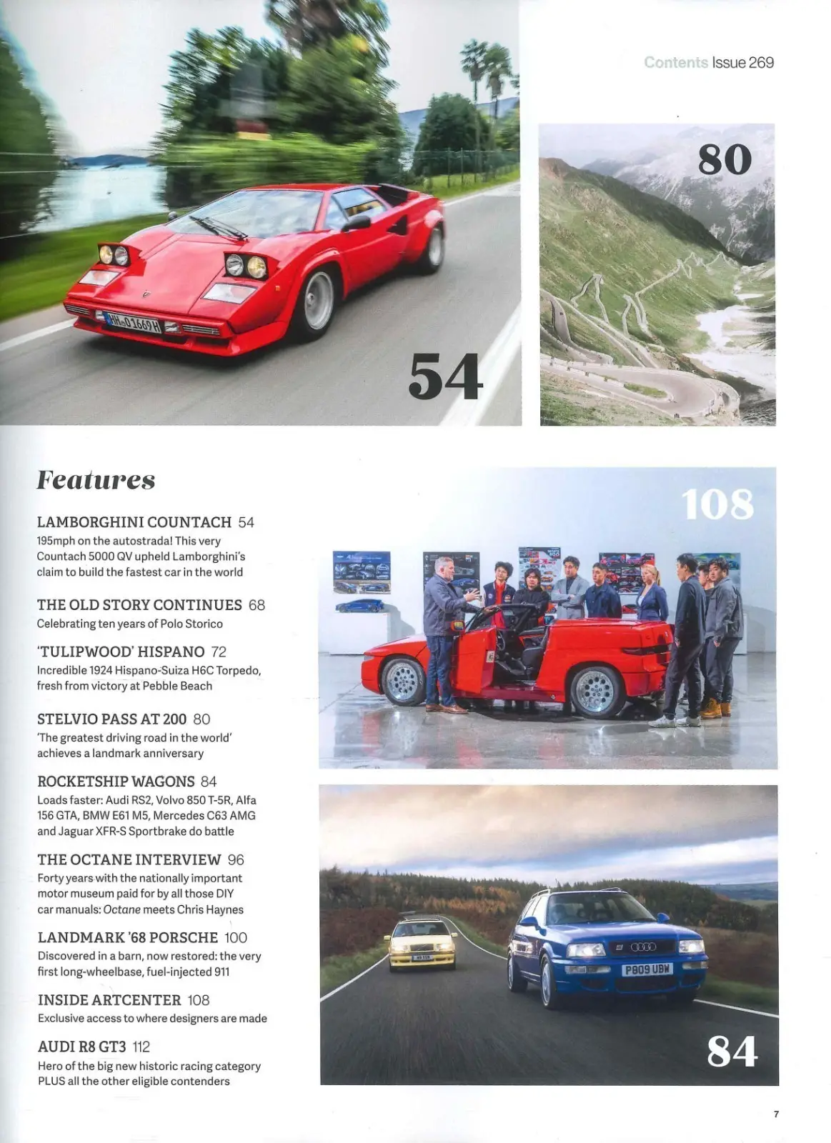 Octane Magazine #269, Lambo Countach, Porsche 911 E, Audi R8 GT3, Cars, Nov 2025 - image 3 | Free standard UK delivery included | Discount Quality Products