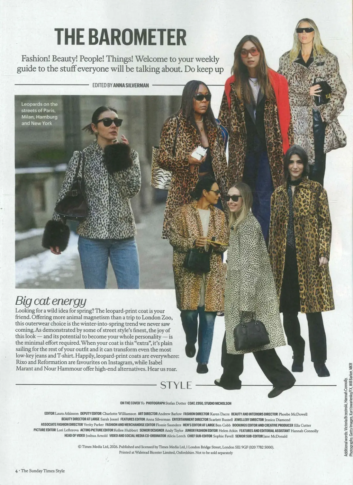 Sunday Times STYLE Magazine: Charlotte Riley, Lily Allen, Spring Fashion 22.3.26 - image 3 | Free standard UK delivery included | Discount Quality Products