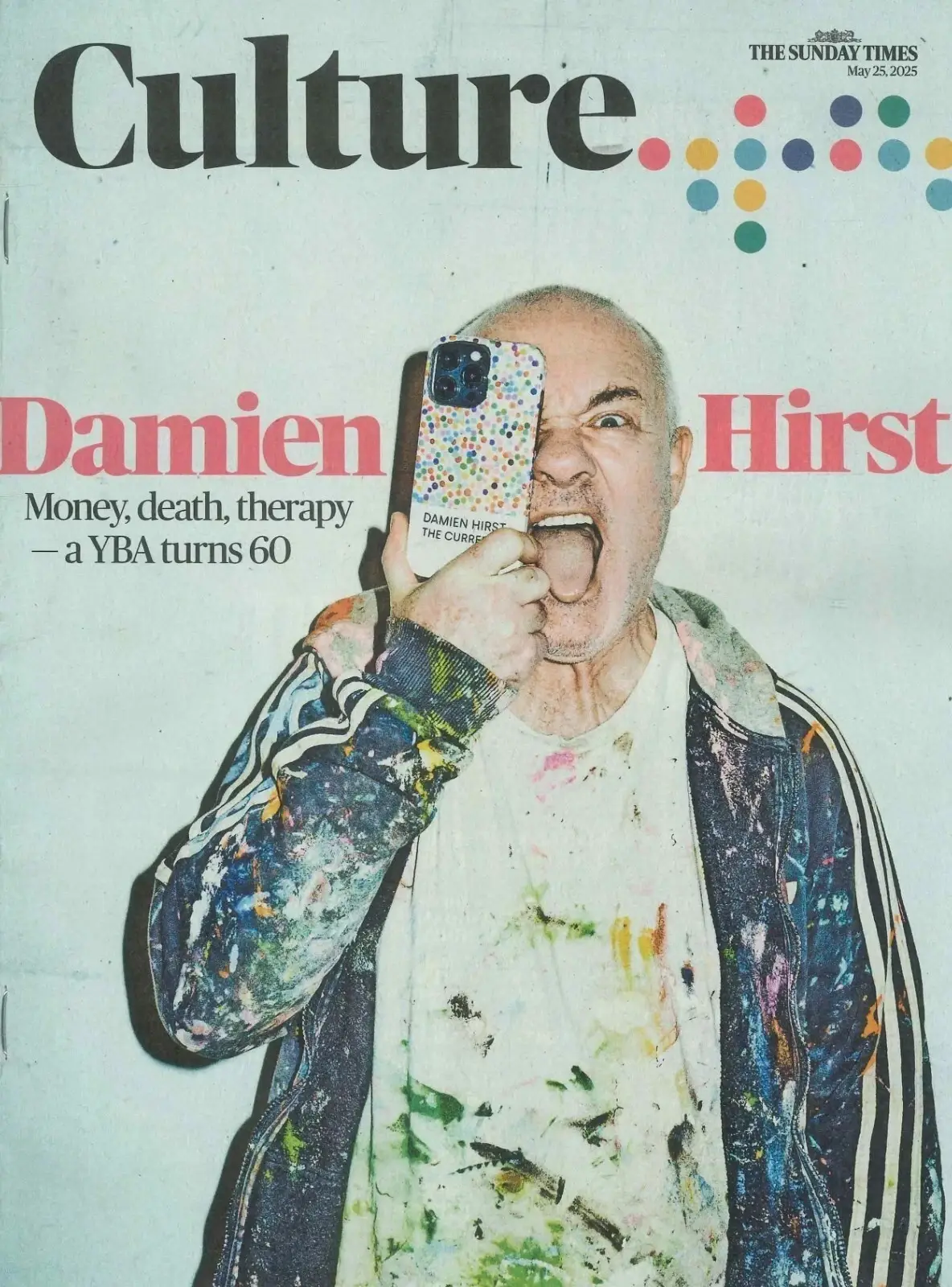 Sunday Times Culture Magazine: Damien Hirst Tom Cruise Georgia Tennant, 25.5.25 - Free standard UK delivery included | Discount Quality Products