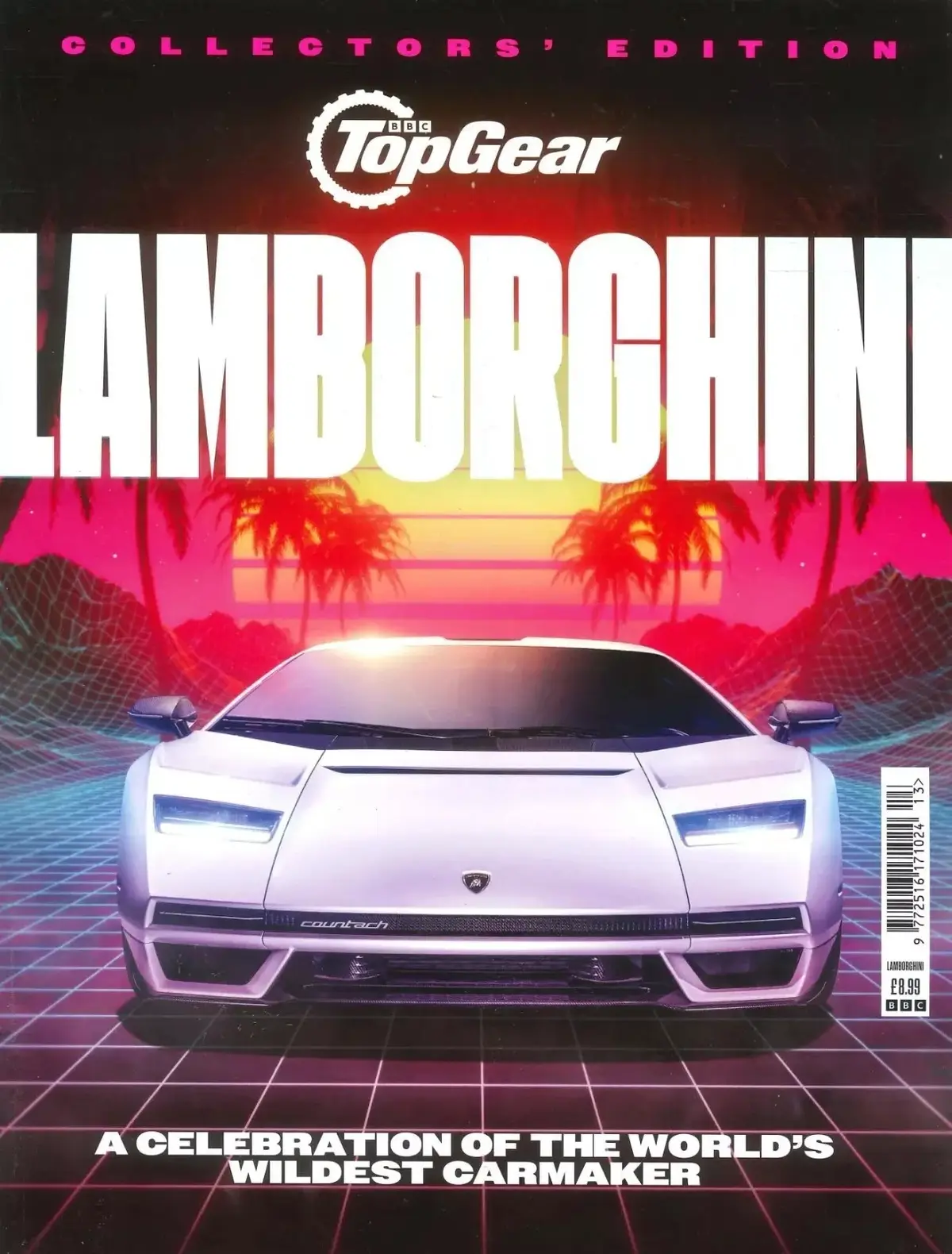 BBC Top Gear Magazine: Lamborghini, Collectors' Edition, Countach, Huracan, 2025