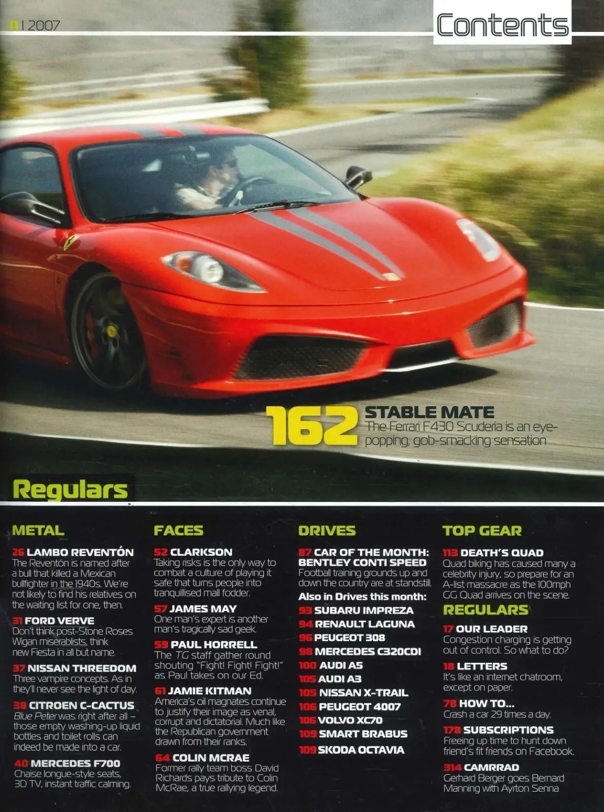 BBC Top Gear Magazine Issue #171, Aston DBS vs Vanquish, Nov 2007 (Small Crease) - image 4 | Free standard UK delivery included | Discount Quality Products