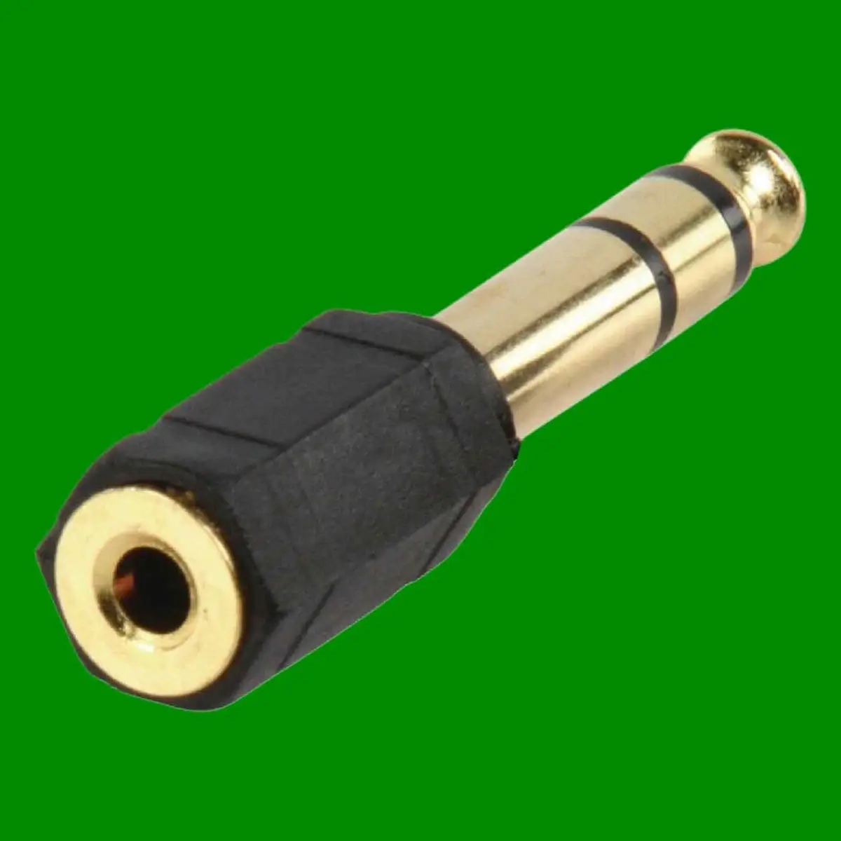 2x 3.5mm Female to 6.35mm 1/4" Male Stereo Plug Audio Jack AUX Adaptor, PC, TV - image 2 | Free standard UK delivery included | Discount Quality Products