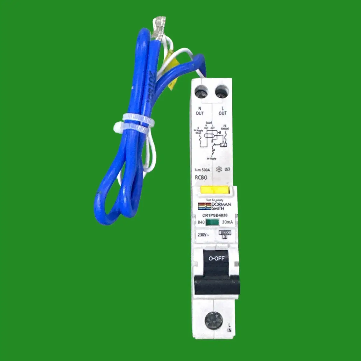 40A RCBO Circuit Breaker Dorman Smith CR1PSB4030 40 Amp 30ma 6KA - image 2 | Free standard UK delivery included | Discount Quality Products