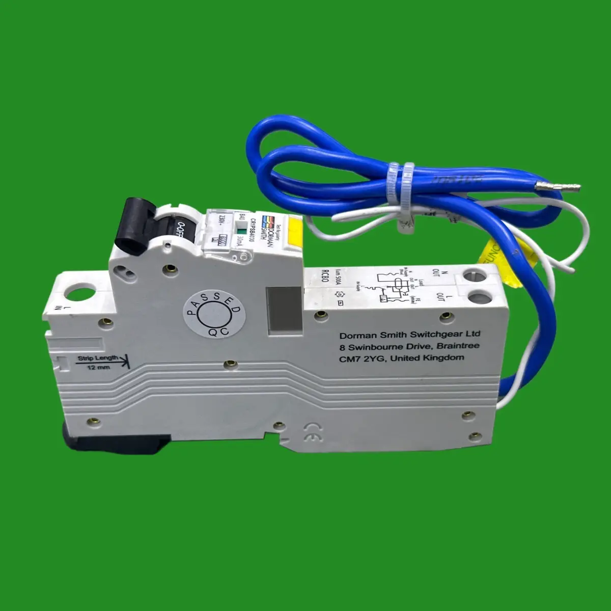 40A RCBO Circuit Breaker Dorman Smith CR1PSB4030 40 Amp 30ma 6KA - image 4 | Free standard UK delivery included | Discount Quality Products