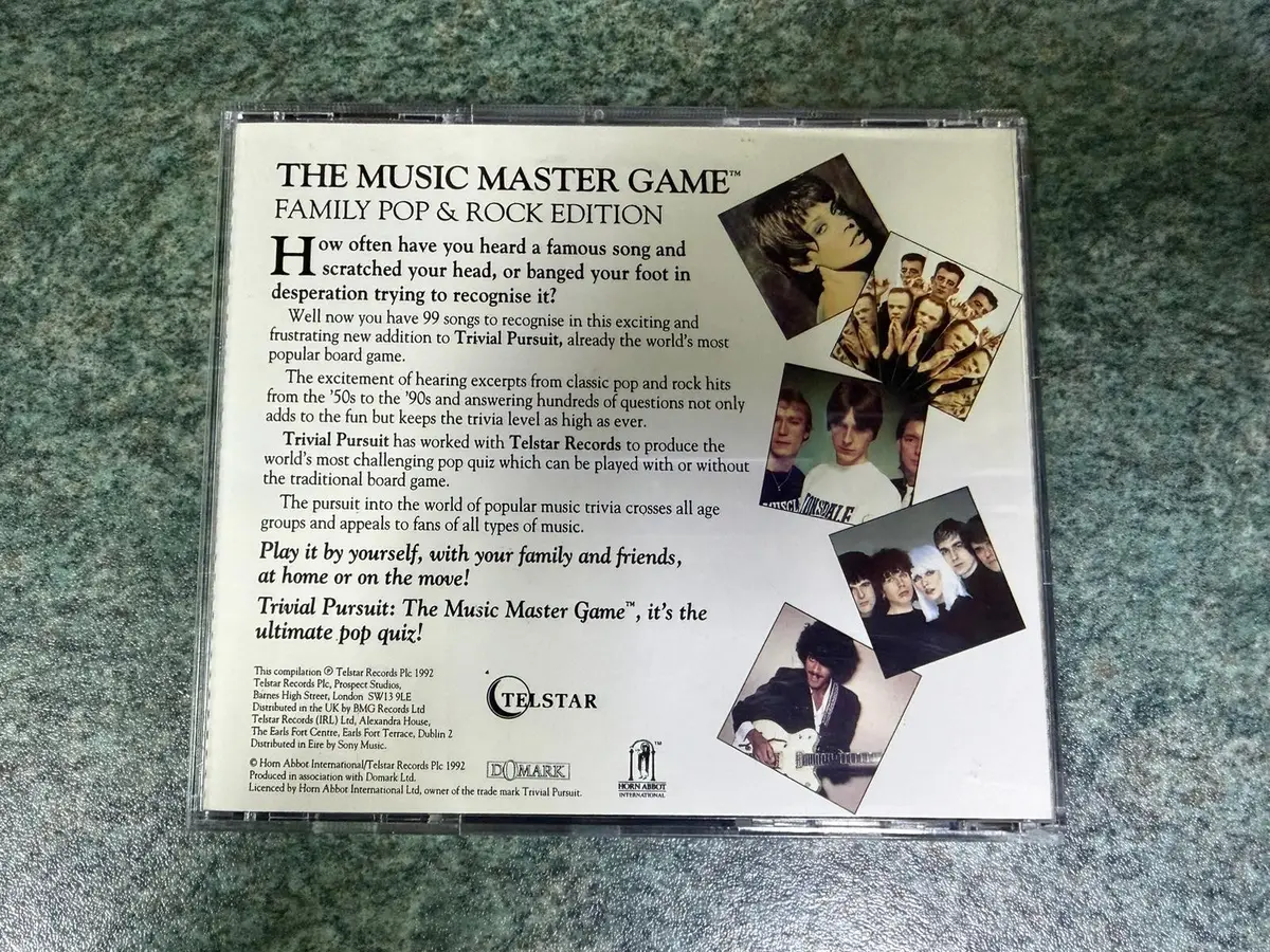 Trivial Pursuit, Music Master Game, Family Pop & Rock Edition, CD Ver. '50s-'90s - image 8 | Free standard UK delivery included | Discount Quality Products