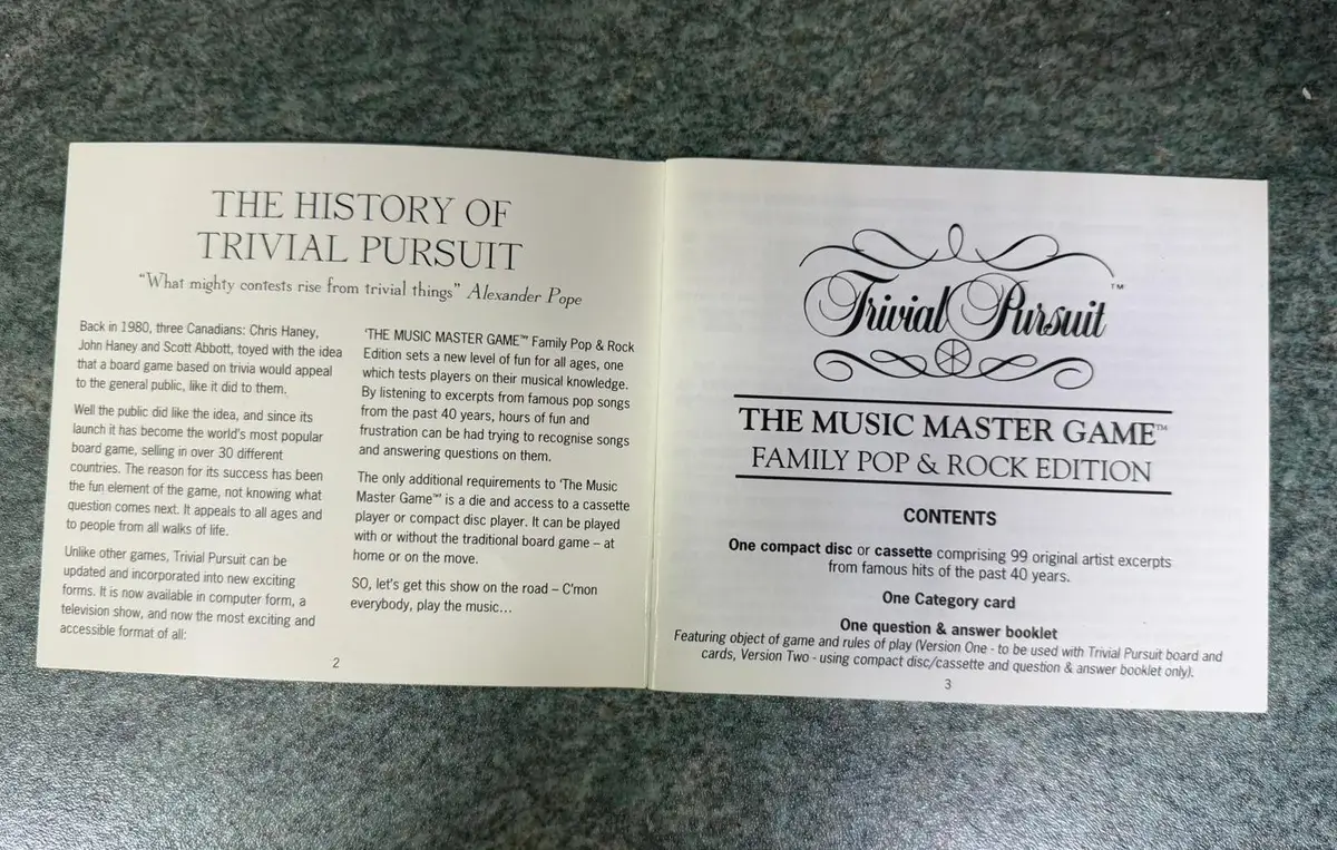 Trivial Pursuit, Music Master Game, Family Pop & Rock Edition, CD Ver. '50s-'90s - image 11 | Free standard UK delivery included | Discount Quality Products