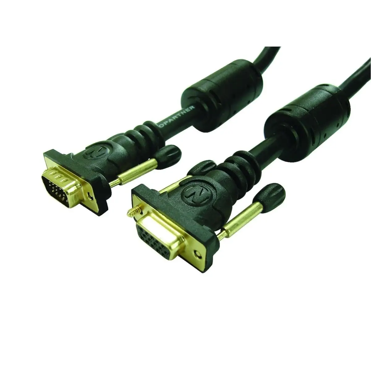 5m Maplin VGA Extension Cable Black 1080 Analogue