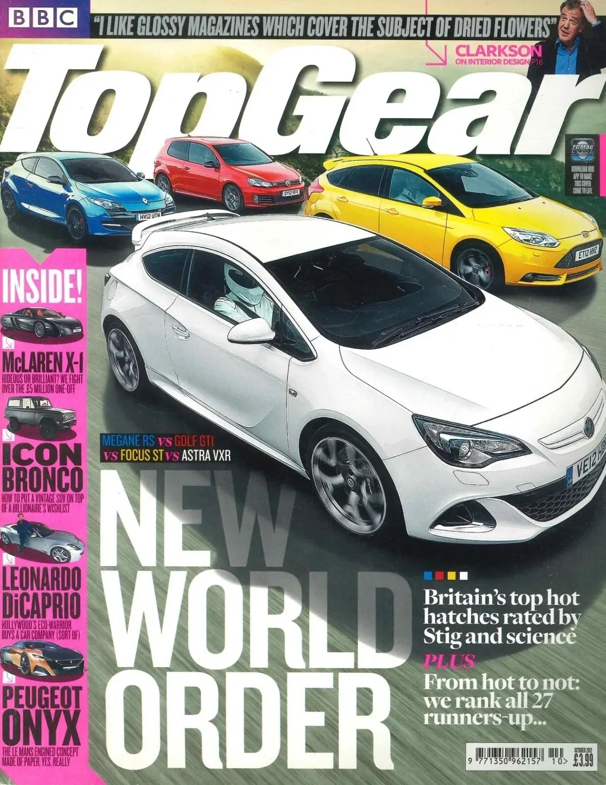 BBC Top Gear Magazine: Issue #235, Leonardo DiCaprio, McLaren X-1, BMW, Oct 2012
