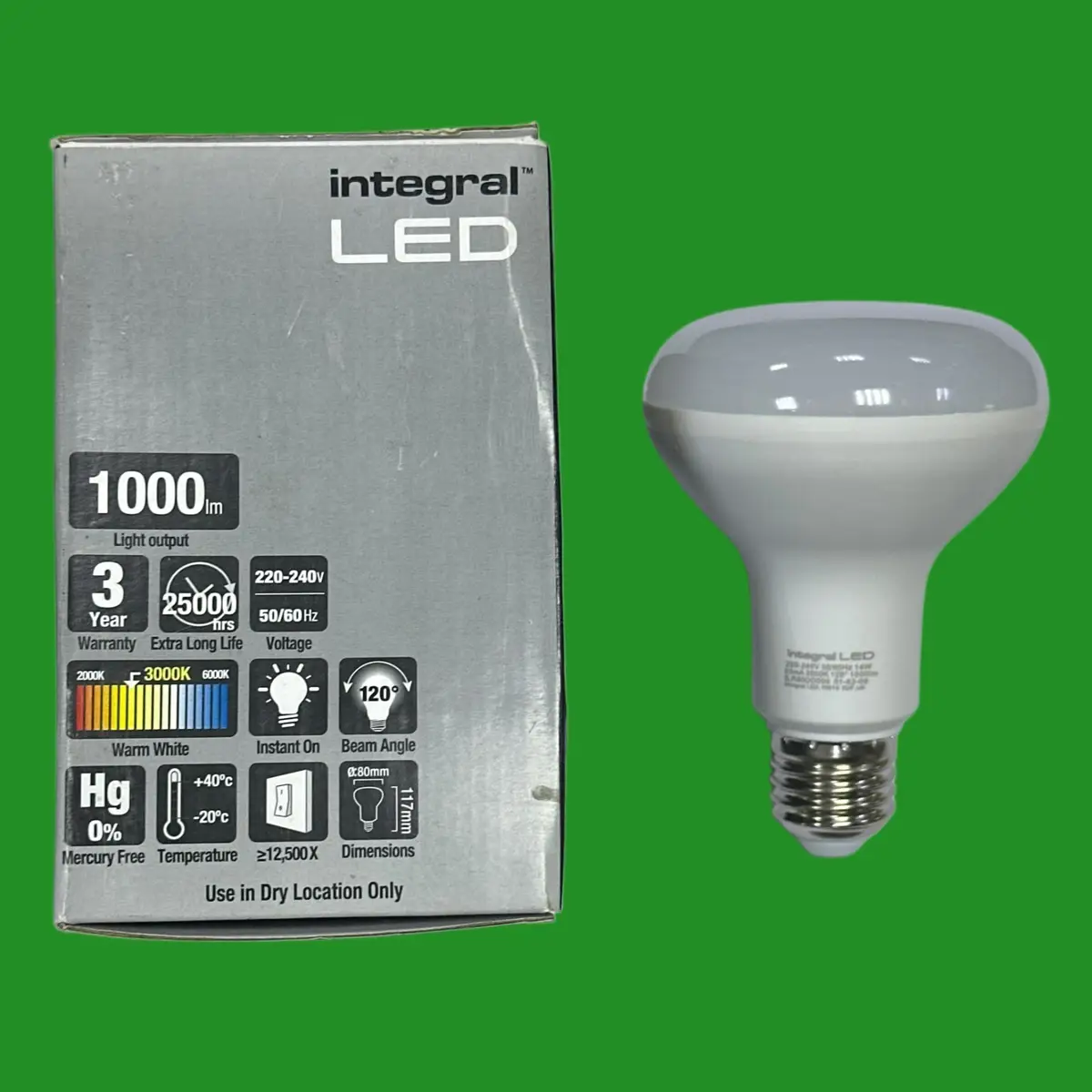 2x 14W =72W R80 Dimmable Reflector LED Light Bulb E27 ES Edison Screw Spotlight - image 2 | Free standard UK delivery included | Discount Quality Products