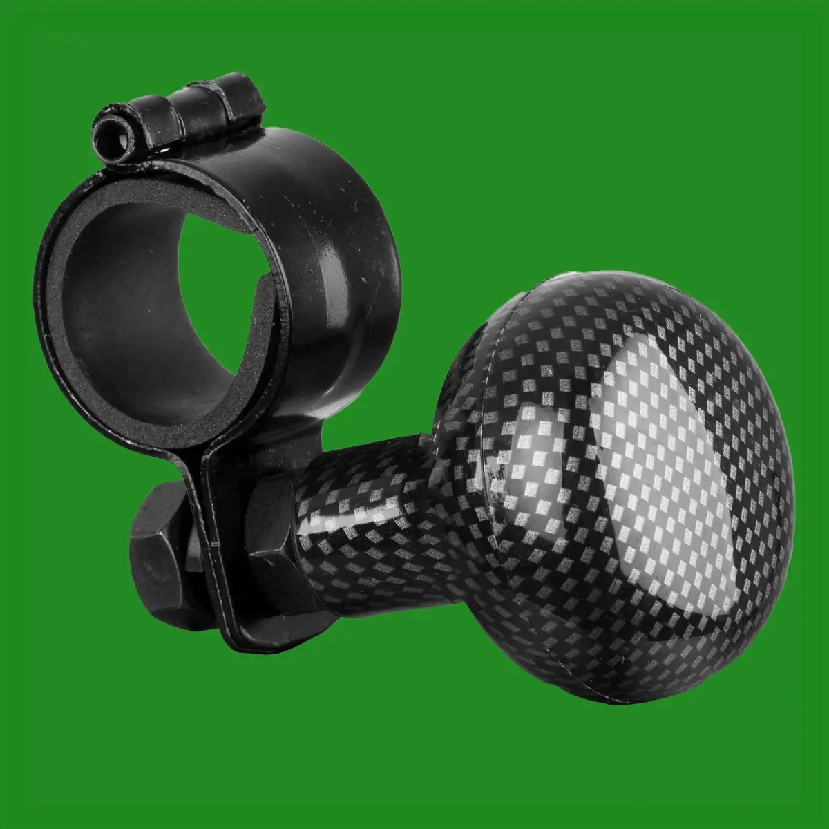 Power Steering Wheel Aid Car Truck Lorry Handle Assist Knob Spinner Carbon Fibre