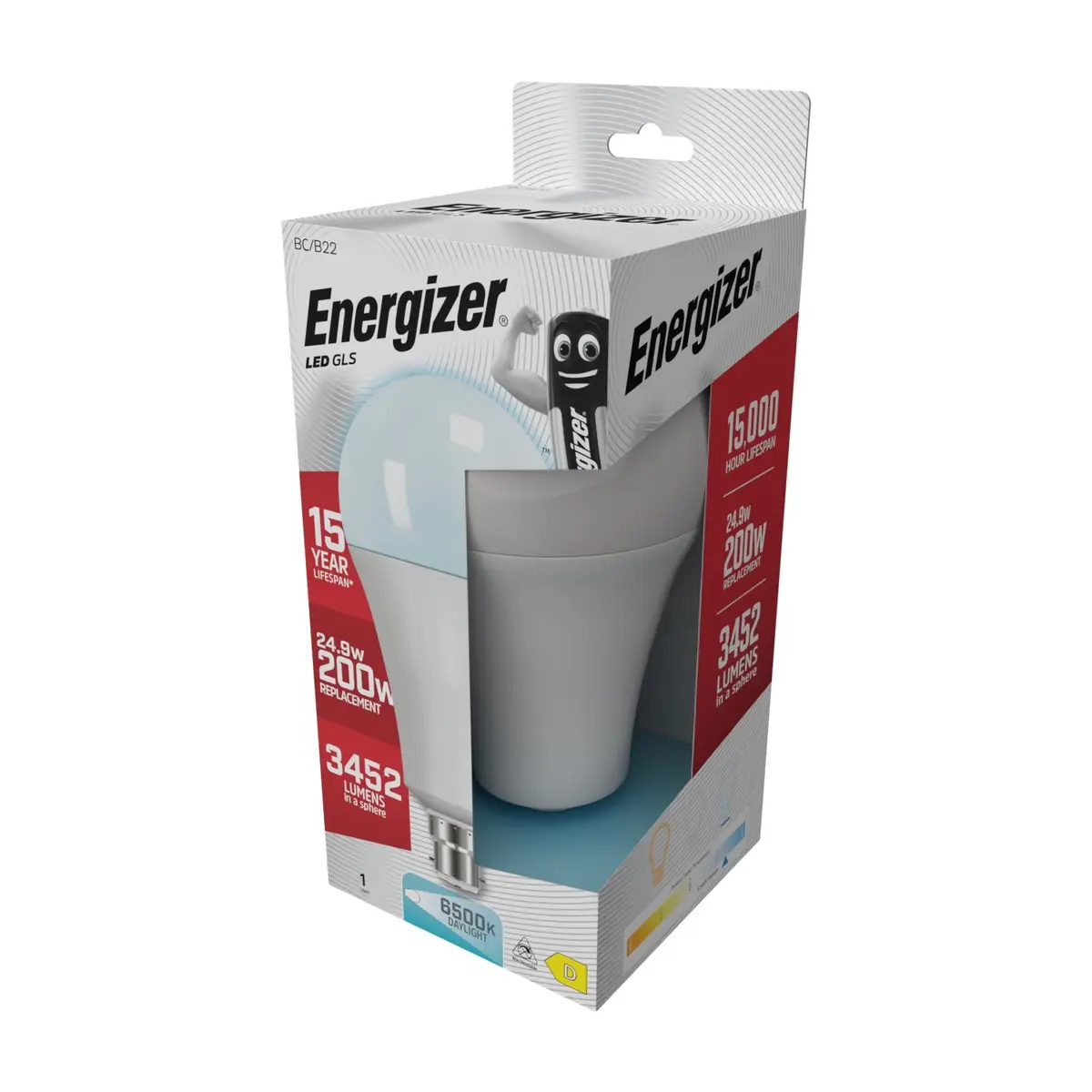 10x 24.9W (=200W) Energizer Large 110mm GLS BC B22 LED Light Bulb Lamp 6500K - image 4 | Free standard UK delivery included | Discount Quality Products