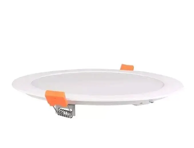 12W Kosnic Recessed Edge-Lit KPNLLS12CF-W30-WHT Circular LED Panel 3000K