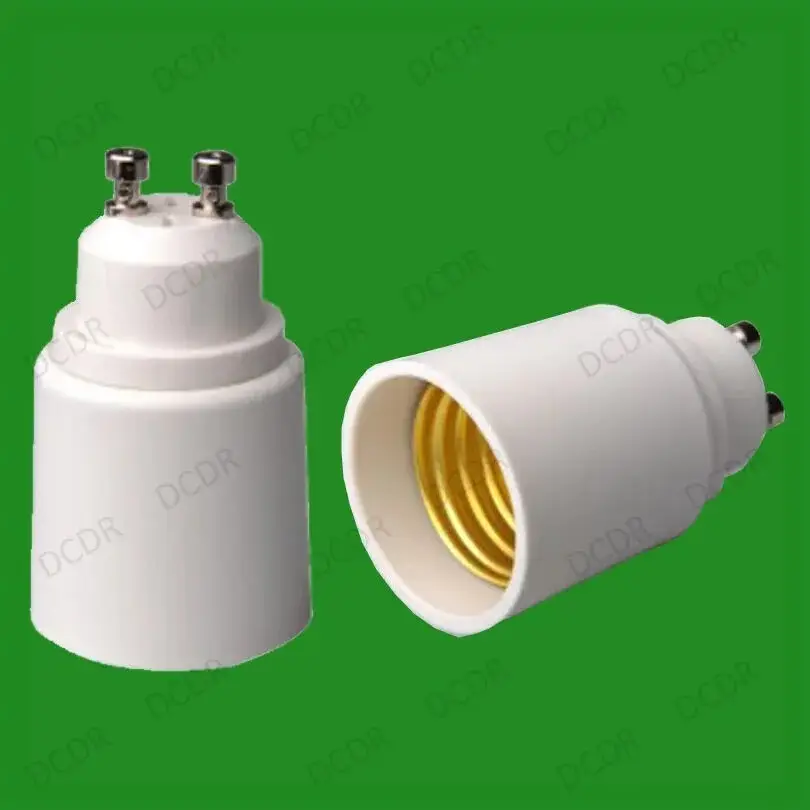 2x GU10 to Edison Screw ES E27 Light Bulb Adaptor Lamp Socket Converter Holder