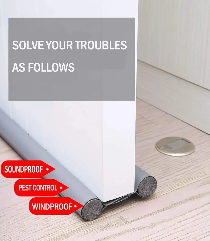 950mm Under Door Draft Stopper Seal Weather Strip Draught Excluder, Bug Stopper - image 5 | Free standard UK delivery included | Discount Quality Products