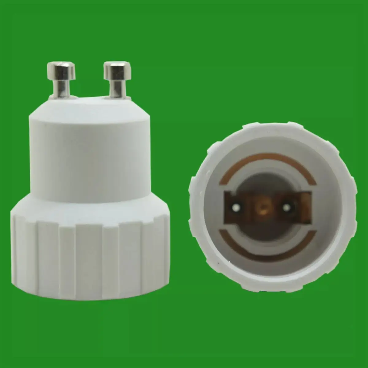 2x GU10 to Small Edison Screw SES E14 Light Bulb Adaptor Lamp Converter Holder