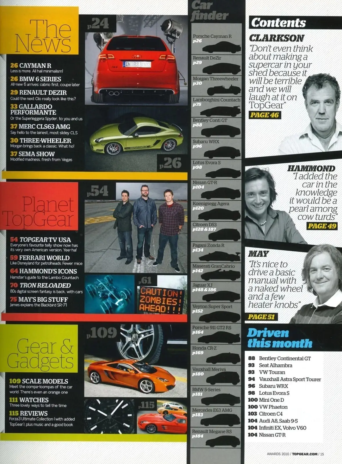 BBC Top Gear Magazine #212, Lotus Evora, Lambo, Audi, Awards 2010 (Slight Wear) - image 4 | Free standard UK delivery included | Discount Quality Products