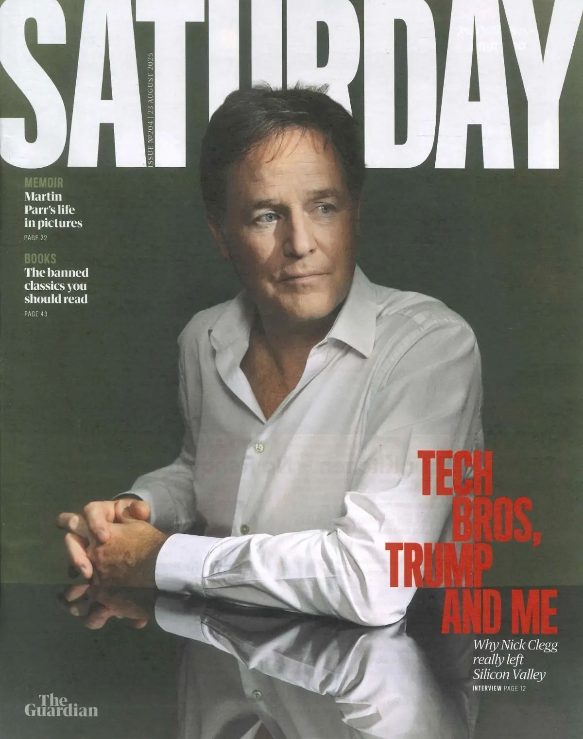 Guardian Saturday Magazine: Nick Clegg, Laufey, Martha Wainwright, 23.8.25