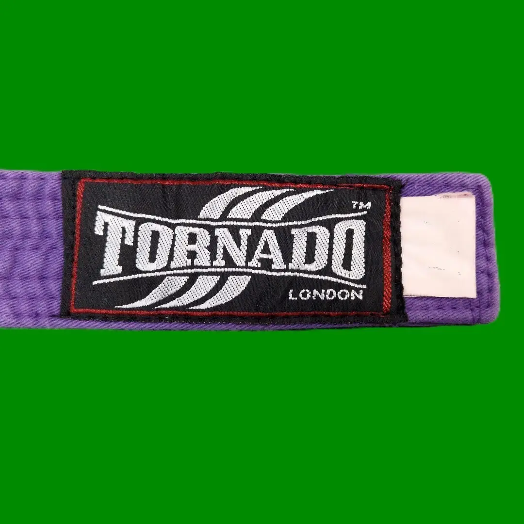 Tornado Sports 220cm Purple Karate Judo Aikido Martial Arts Rank Colour Belt - image 2 | Free standard UK delivery included | Discount Quality Products