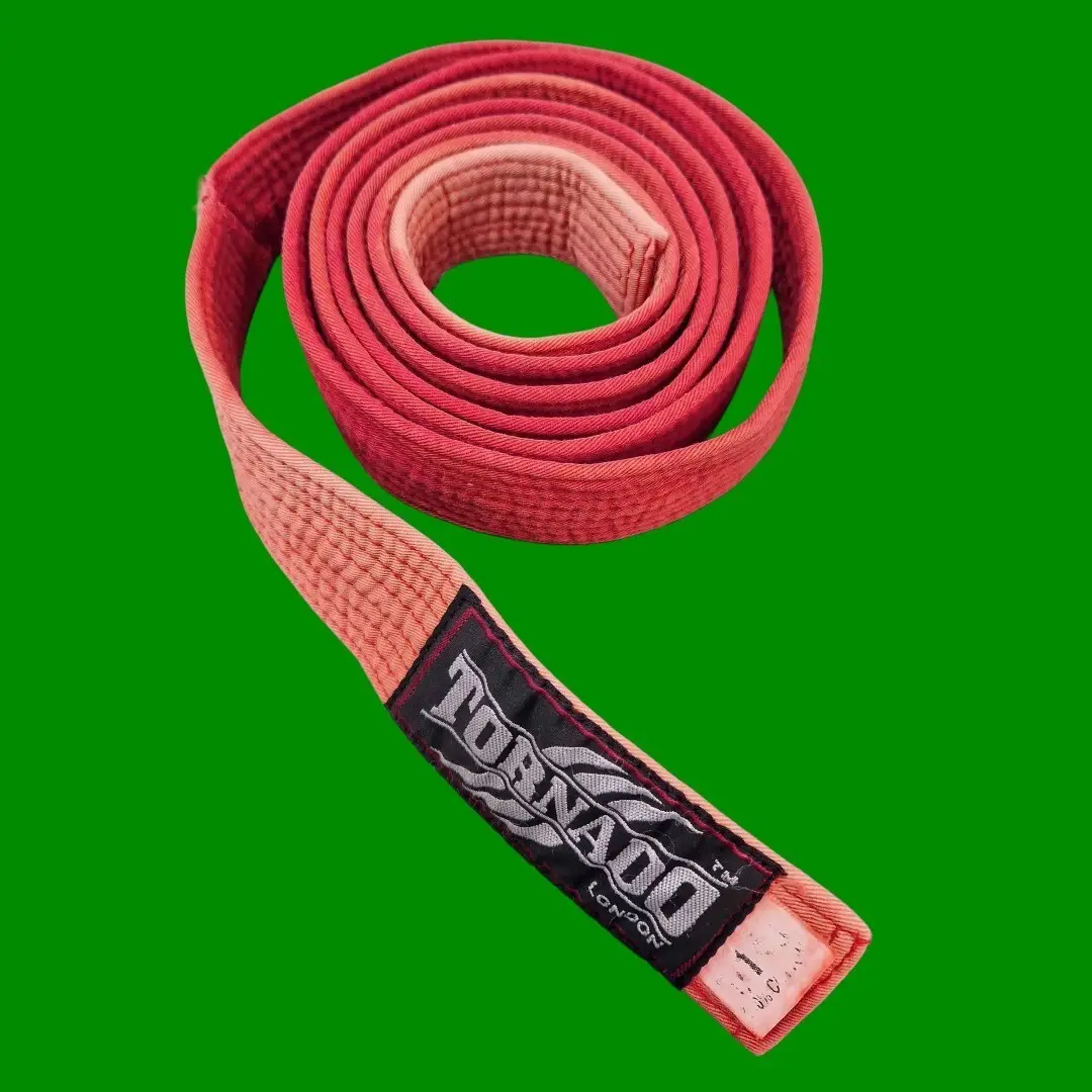 Tornado Sports 220cm Plain Red Karate Judo Aikido Martial Arts Rank Colour Belt - Free standard UK delivery included | Discount Quality Products