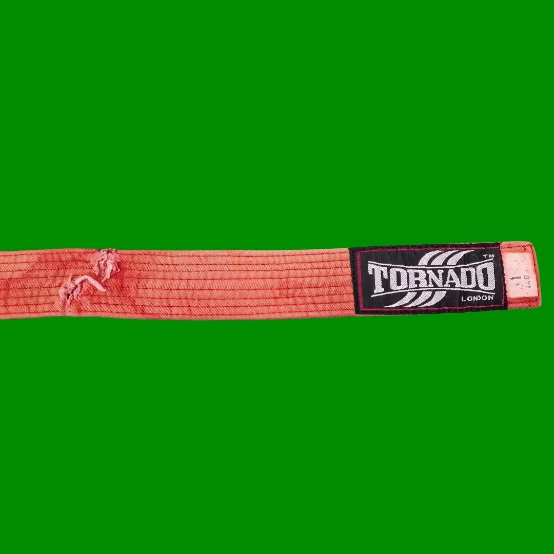 Tornado Sports 220cm Plain Red Karate Judo Aikido Martial Arts Rank Colour Belt - image 2 | Free standard UK delivery included | Discount Quality Products