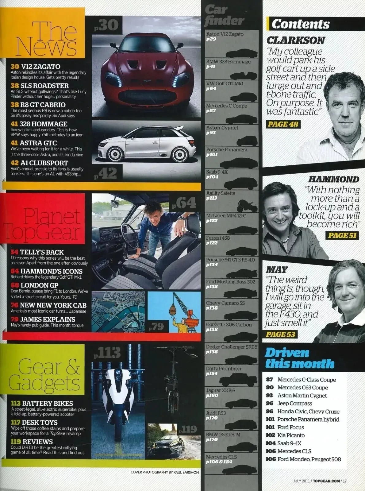 BBC Top Gear Magazine: Issue #219, Ferrari vs McLaren, Audi, Jaguar, July 2011 - image 4 | Free standard UK delivery included | Discount Quality Products