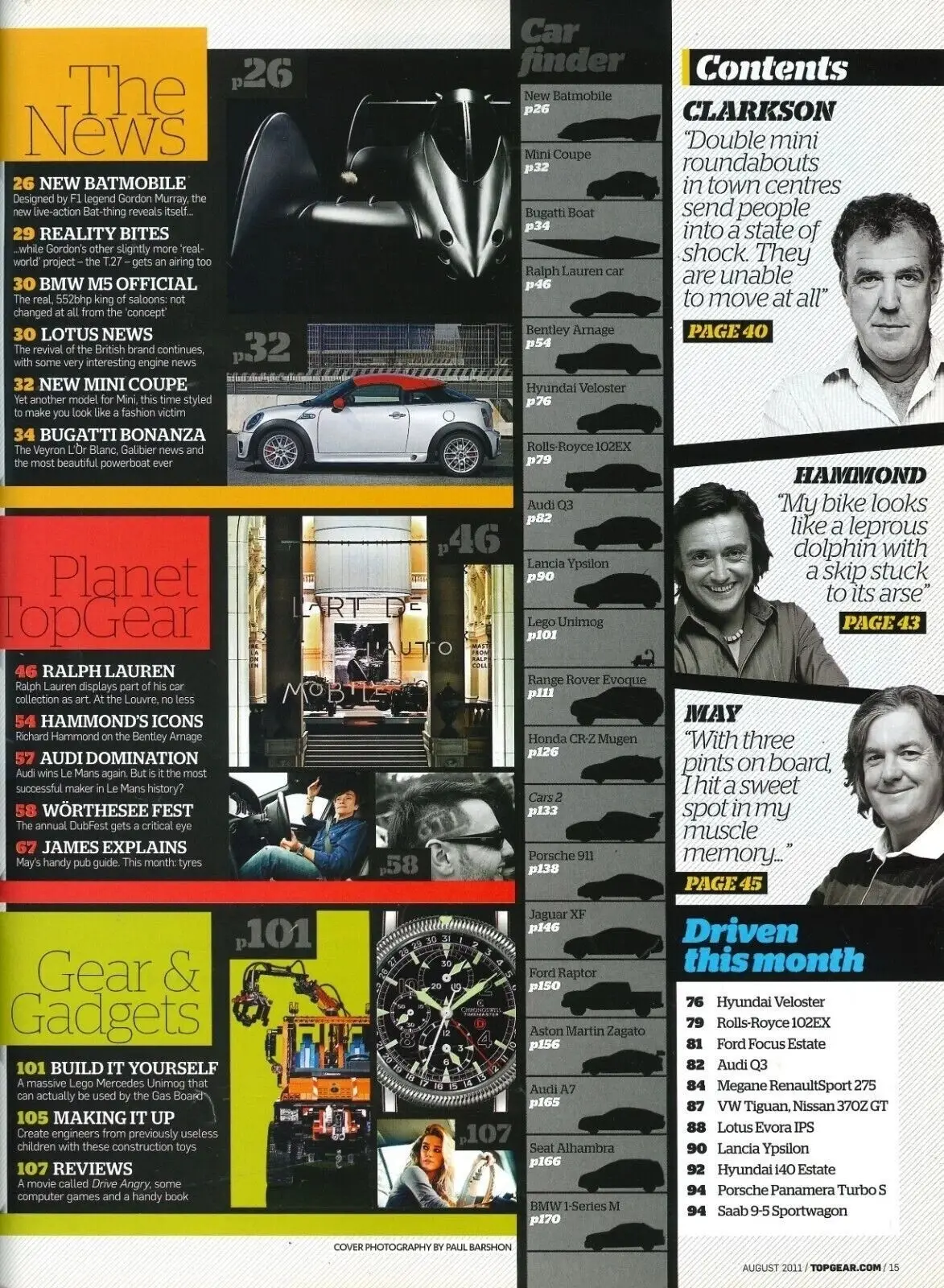BBC Top Gear Magazine: Issue #220, Range Rover Evoque, Porsche 911, Aug 2011 - image 4 | Free standard UK delivery included | Discount Quality Products
