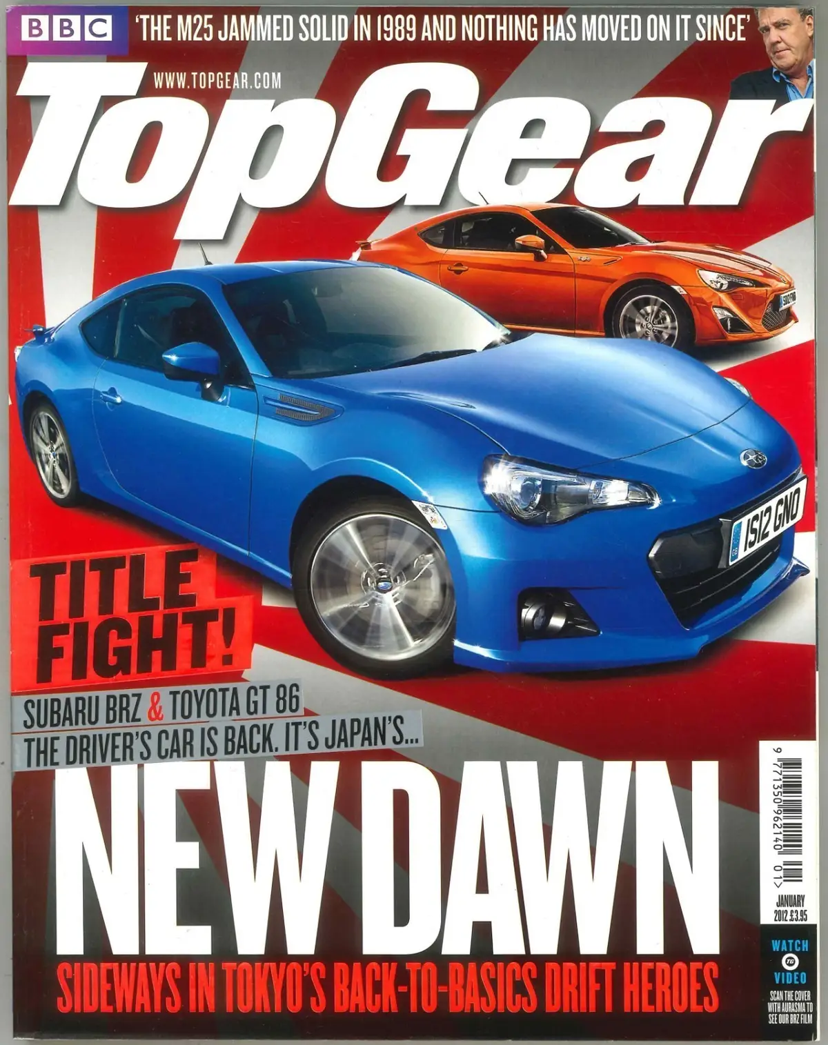 BBC Top Gear Magazine: Issue #226, Subaru BRZ, Porsche 911, Lotus, BMW, Jan 2012
