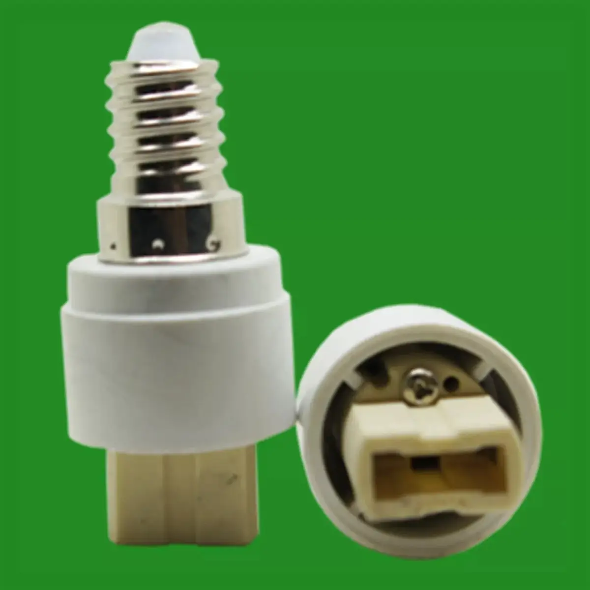 2x Small Edison Screw SES E14 To G9 Light Bulb Adaptor Converter Holder V2