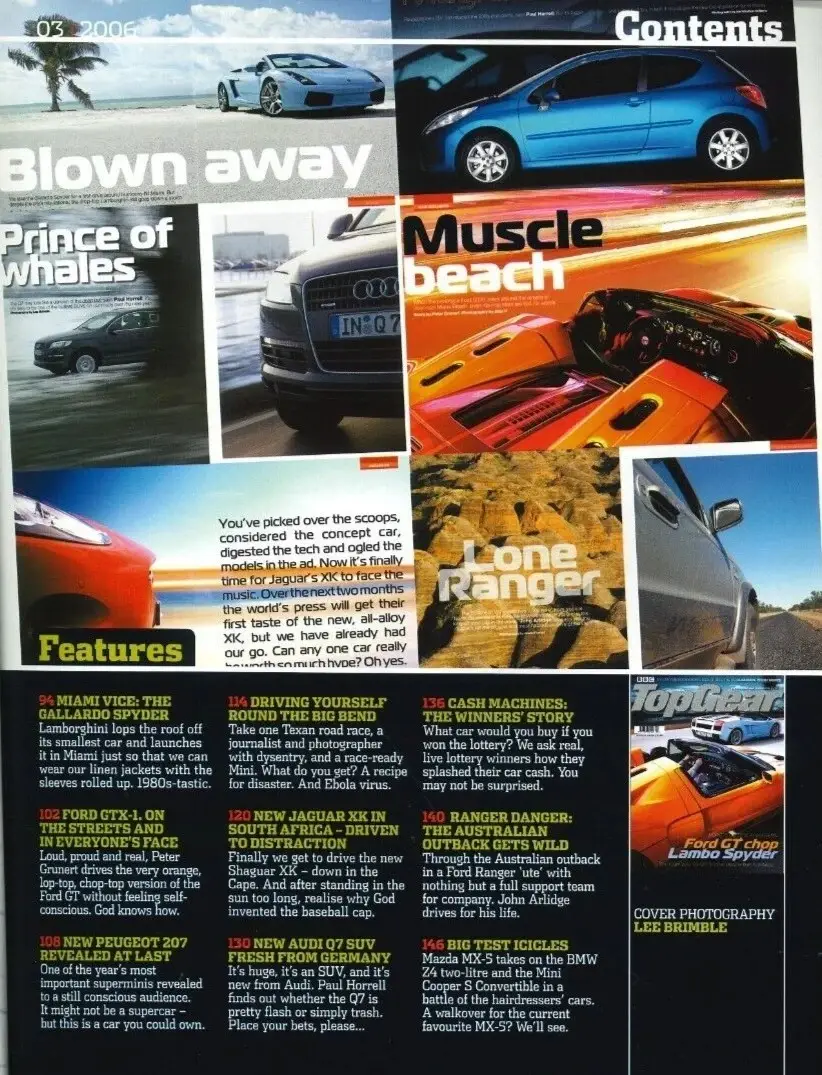 BBC Top Gear Magazine: Issue #150, Ford GT, Lambo Spyder, Mazda MX-5, March 2006 - image 3 | Free standard UK delivery included | Discount Quality Products