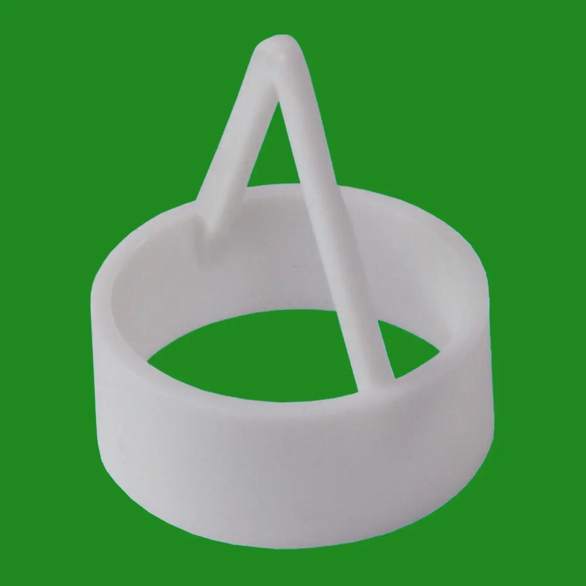 5x White Plastic Round Circular Based Triangle Hook, Hanger, Holder, DIY Craft - image 2 | Free standard UK delivery included | Discount Quality Products