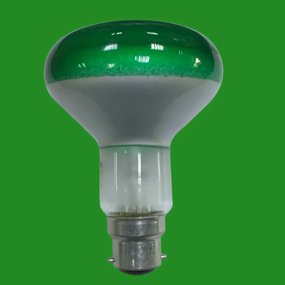 40W R80 Green Coloured Reflector Dimmable Disco Spot Light Bulb BC B22 Bayonet