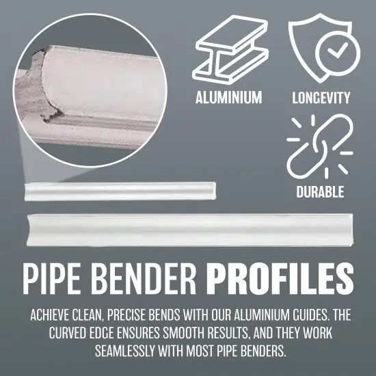 2pc Pipe Bender Profiles Guides for Copper, Aluminium & Steel Pipes, 15mm & 22mm - image 6 | Free standard UK delivery included | Discount Quality Products